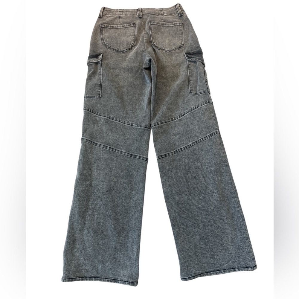 L’Agence Brooklyn High Waist Wide Leg Utility Jeans - Picture 8 of 12